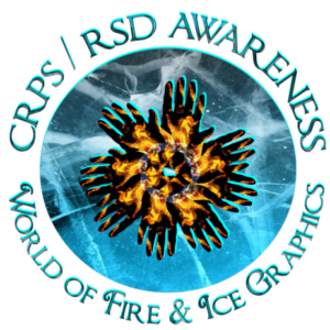 CRPS RSD Awareness World of Fire & Ice Circlet