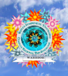 CRPS RSD floral wreath Warrior Shield