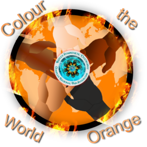 Colour the World Orange - CRPS RSD Flaming border