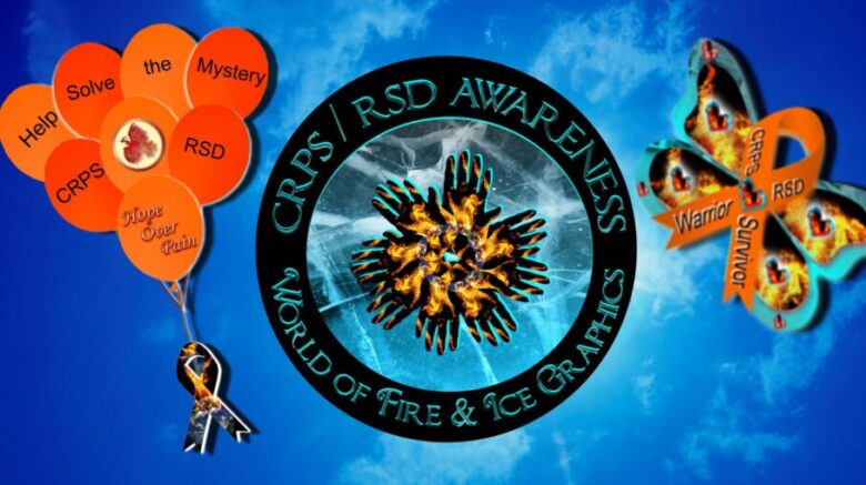 CRPS RSD Awareness World of Fire Ice Graphics featured image